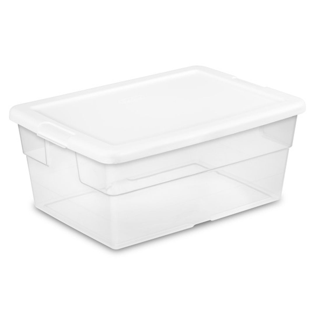 Sterilite 16 Qt Clear Storage Tote, 12 Pack, & 6 Qt Clear Storage Tote, 12 Pack - VMInnovations