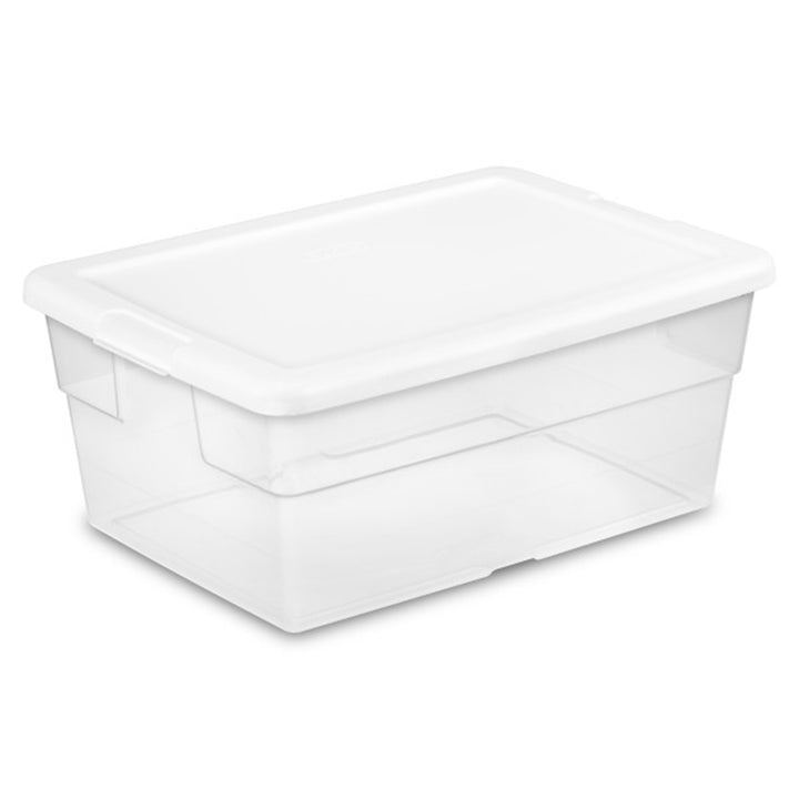 Sterilite 16 Qt Clear Storage Tote, 12 Pack, & 6 Qt Clear Storage Tote, 12 Pack - VMInnovations