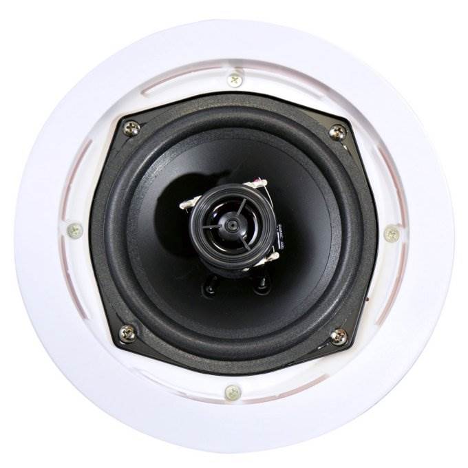 PYLE PRO PDIC61RD 6.5'' 200W 2-Way In-Ceiling/Wall Speaker System White (6 Pack) - VMInnovations