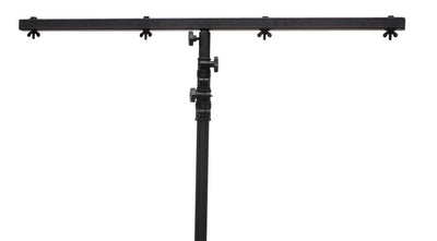 American DJ 9 Ft Black Lighting T-Bar Light Stand w/ Cross Bar | LTS-6 (2 Pack)