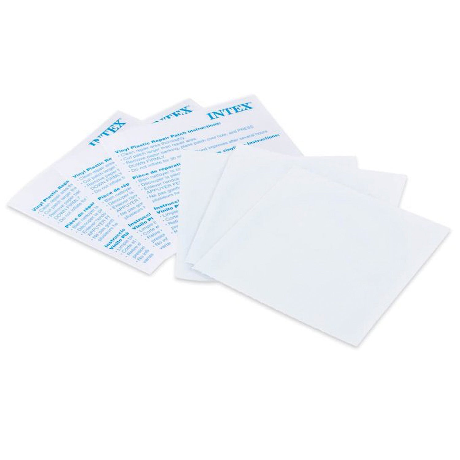 INTEX Wet Set Adhesive Vinyl Plastic Swimming Pool Tube Repair Patch 30 Pack Kit - VMInnovations