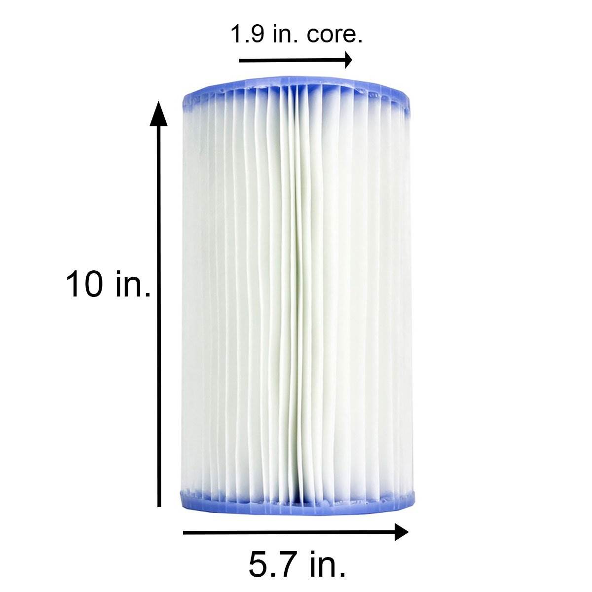 Intex 2500 GPH Swimming Pool Filter Pump + Replacement Filter Cartridge (3 Pack) - VMInnovations