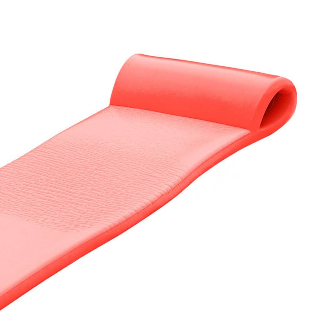 Texas Recreation Sunsation 70 Inch Lounger Pool Float, Caribbean Coral (2 Pack)