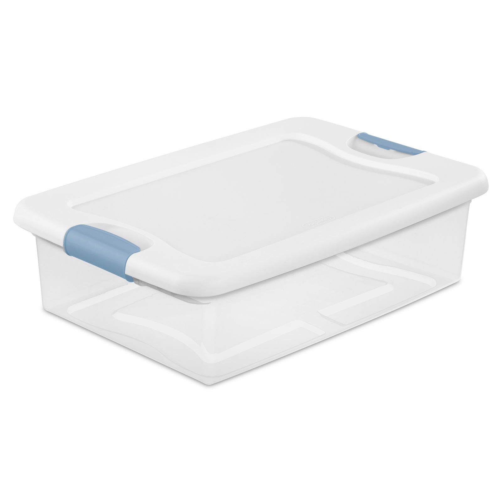 Sterilite 32-Quart Clear Stackable Latching Storage Box Container (24 Pack) - VMInnovations