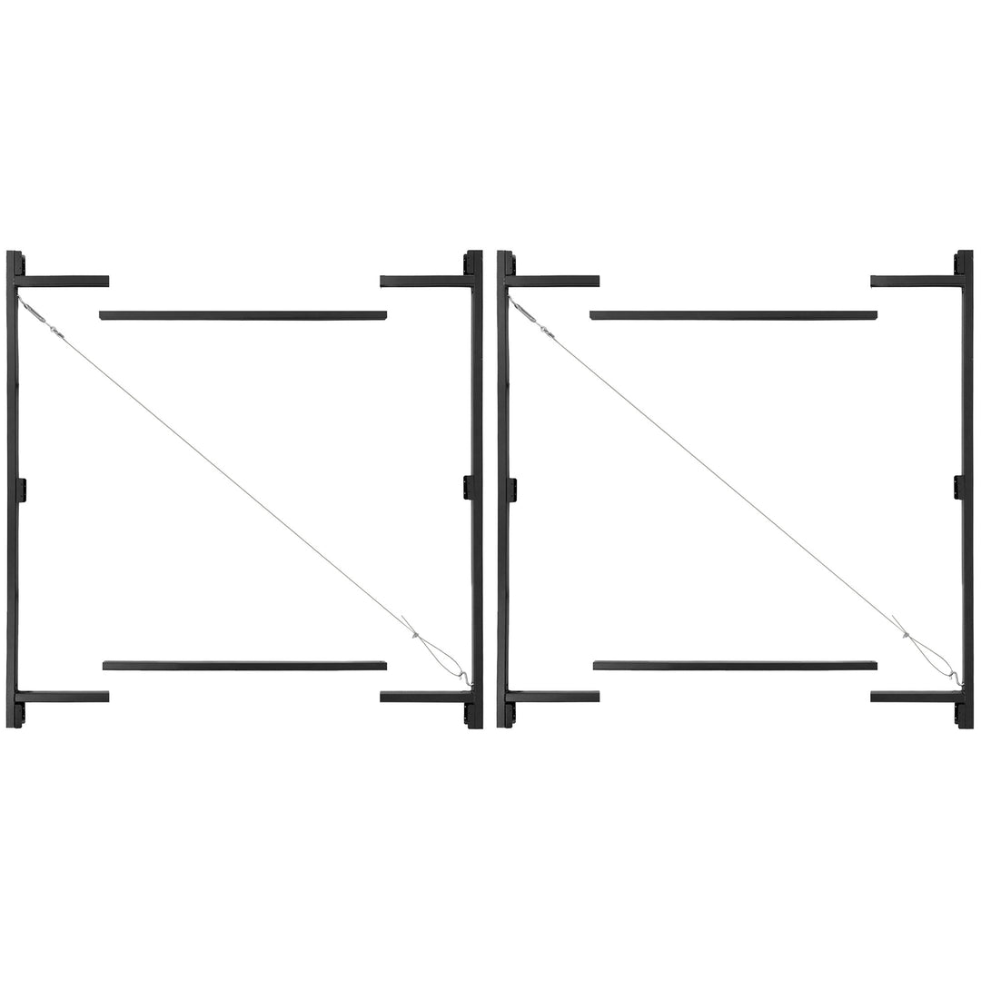 Adjust-A-Gate Steel Frame Gate Building Kit, 36"-60" Wide Opening Up To 7' High