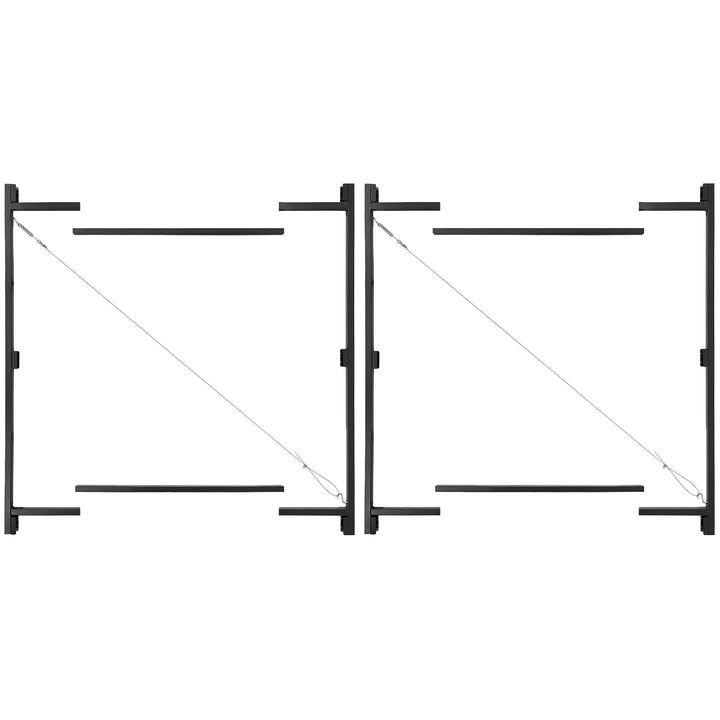 Adjust-A-Gate Steel Frame Gate Building Kit, 36"-60" Wide Opening Up To 7' High