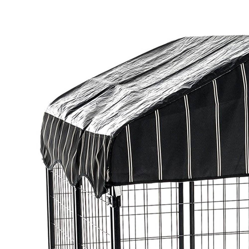 Lucky Dog 4' x 4' x 4.5' Covered Wire Dog Fence Kennel Pet Play Pen (4 Pack) - VMInnovations