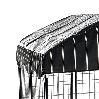 Lucky Dog 4' x 4' x 4.5' Covered Wire Dog Fence Kennel Pet Play Pen (4 Pack) - VMInnovations