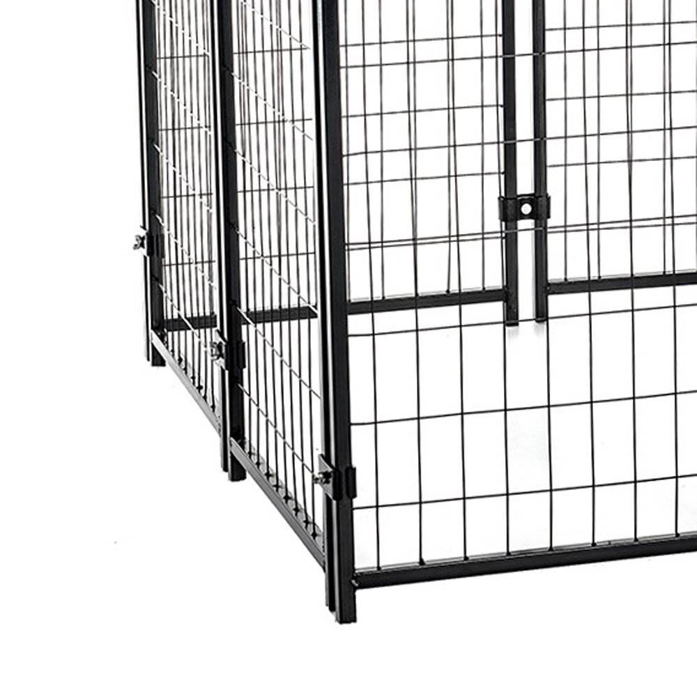Lucky Dog 4' x 4' x 4.5' Covered Wire Dog Fence Kennel Pet Play Pen (4 Pack) - VMInnovations
