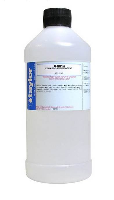 Taylor Swimming Pool Spa Test Kit Cyanuric Acid Reagent 13 16 Oz Bottle (3 Pack)