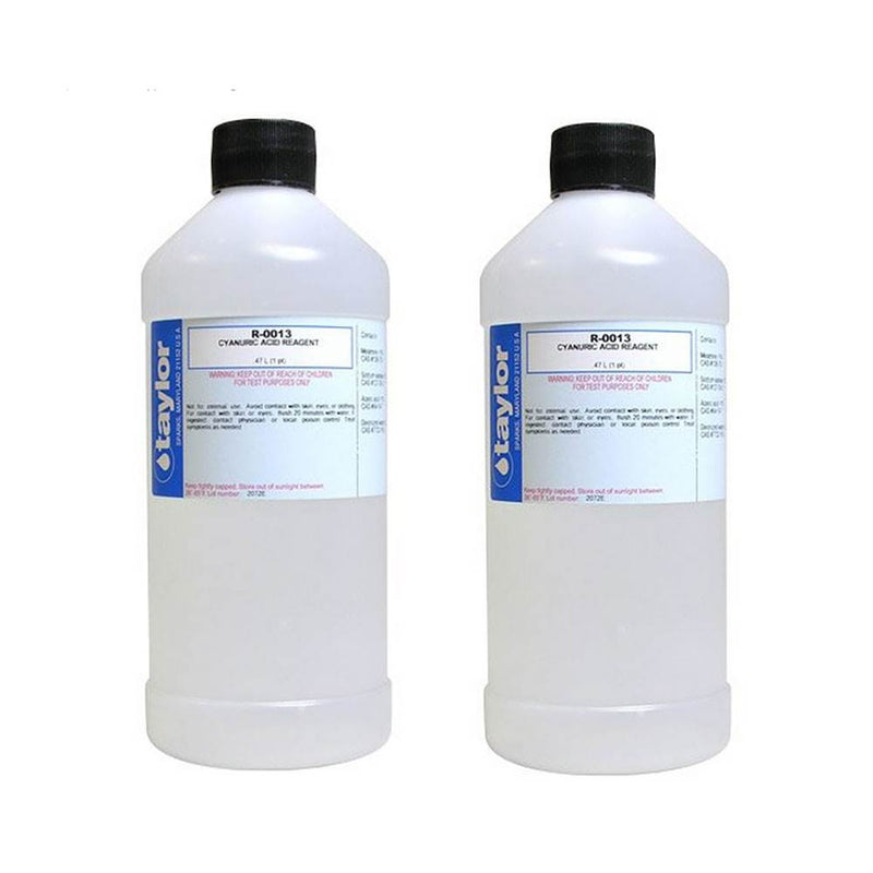 Taylor Swimming Pool Spa Test Kit Cyanuric Acid Reagent 13 16 Oz Bottle (2 Pack) - VMInnovations