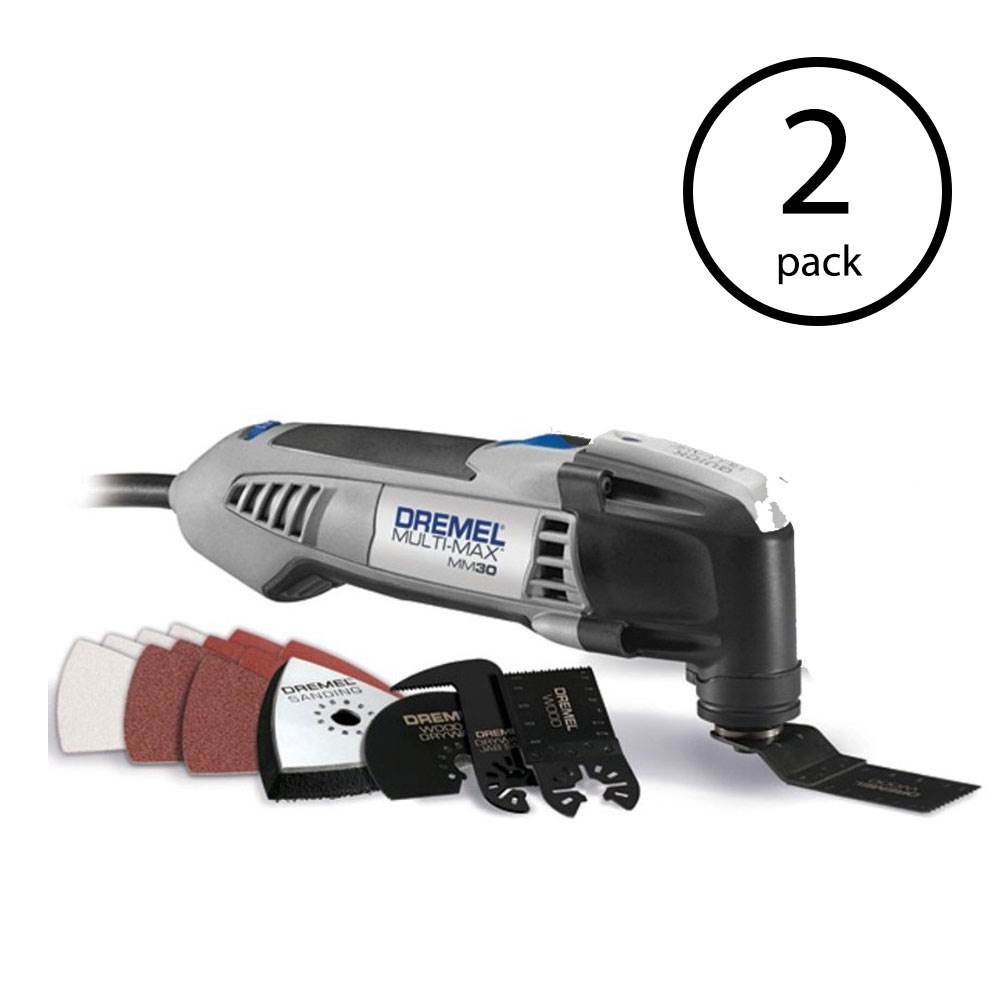 Dremel 2.5-Amp Multi-Max Oscillating Tool Kit (Certified Refurbished) (2 Pack)