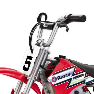 Razor MX350 Dirt Rocket Electric Motocross Motorcycle Dirt Bike, Red (2 Pack)