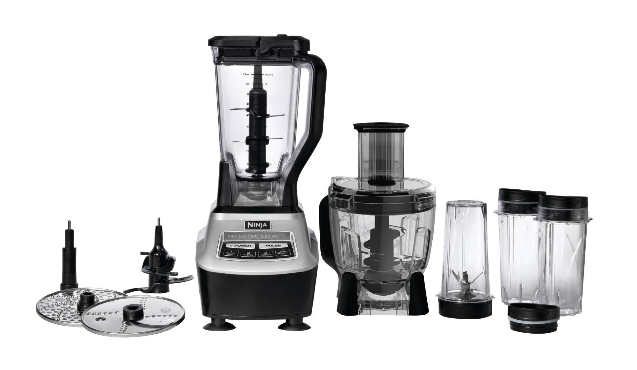 Ninja Mega Kitchen Food Processor Blender Set (Certified Refurbished) (3 Pack)