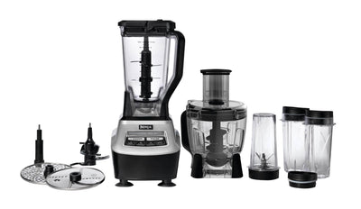 Ninja Mega Kitchen Food Processor Blender Set (Certified Refurbished) (3 Pack)