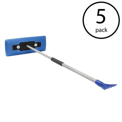 Snow Joe Illum-n-Broom LED Lighted 4-in-1 Snow Broom and Ice Scraper (5 Pack) - VMInnovations