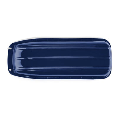 Lucky Bums Kids 48 Inch Plastic Snow Toboggan Sled with Pull Rope, Blue (3 Pack) - VMInnovations
