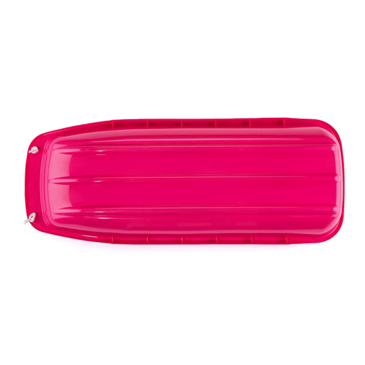 Lucky Bums Kids 48 Inch Plastic Snow Toboggan Sled with Pull Rope, Pink (3 Pack)