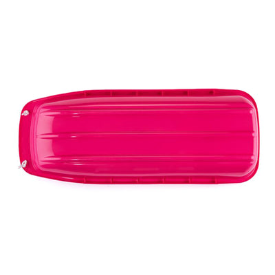 Lucky Bums 48in 1 Person Plastic Snow Toboggan Sled w/ Pull Rope, Pink(Open Box)
