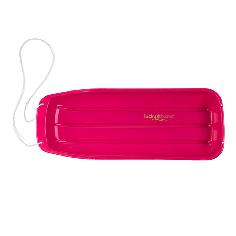 Lucky Bums Kids 48" 1 Person Plastic Snow Toboggan Sled with Pull Rope (Used) - VMInnovations
