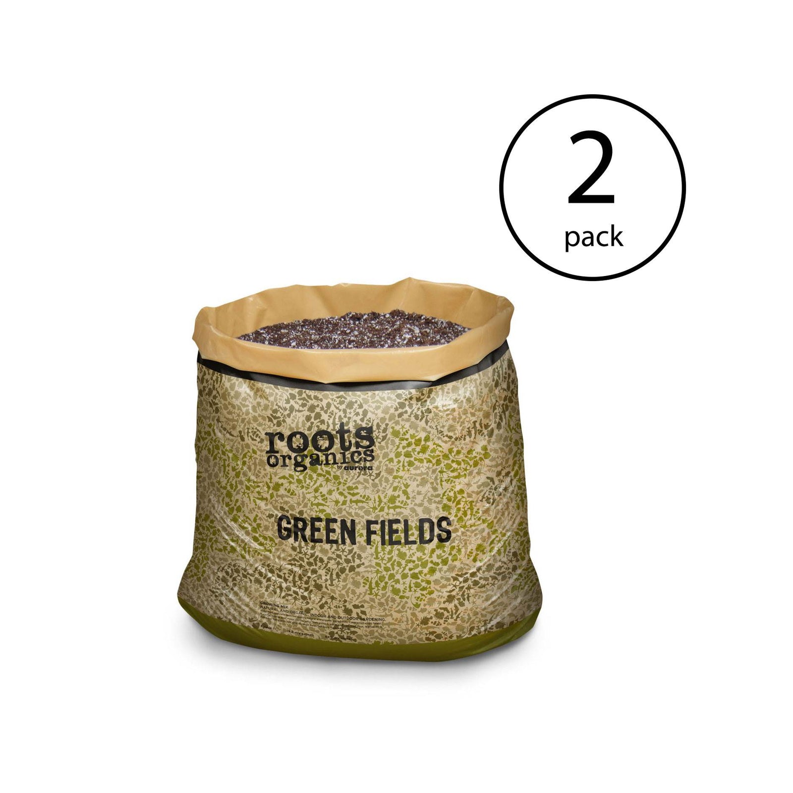 Roots Organics ROGF Green Fields Hydroponic Garden Potting Soil, 10 Gal, 2 Pack - VMInnovations