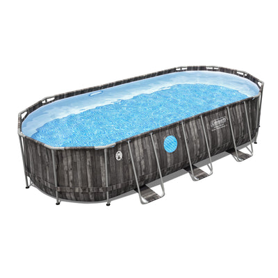 Coleman Power Steel Swim Vista 20' x 48" Round Above Ground Swimming Pool Set