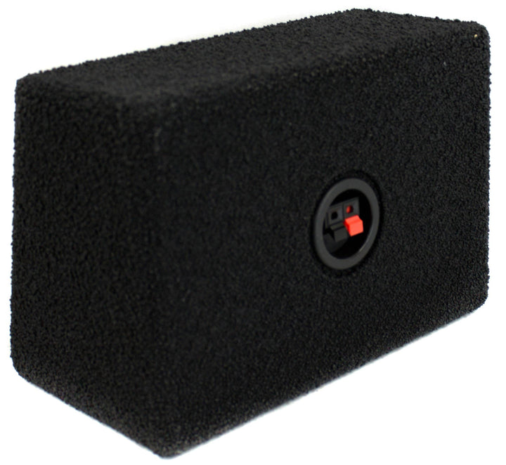 QPOWER Q-Bomb 6x9" Car Subwoofer Box Enclosures w/ Bedliner Spray Pair (4 Pack)