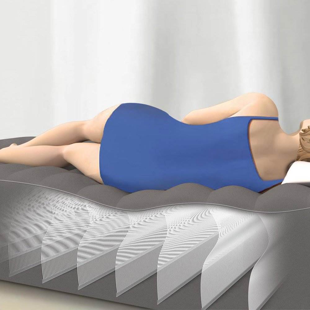 Intex Comfort Plush Elevated Mattress Airbed with Built In Pump, Queen (5 Pack)