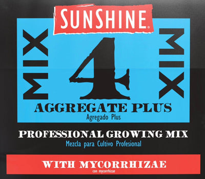 SunGro SUGRMIX4MYCO Sunshine #4 Compressed Pro Growth Mix w/Mycorrhizae, 4 Pack