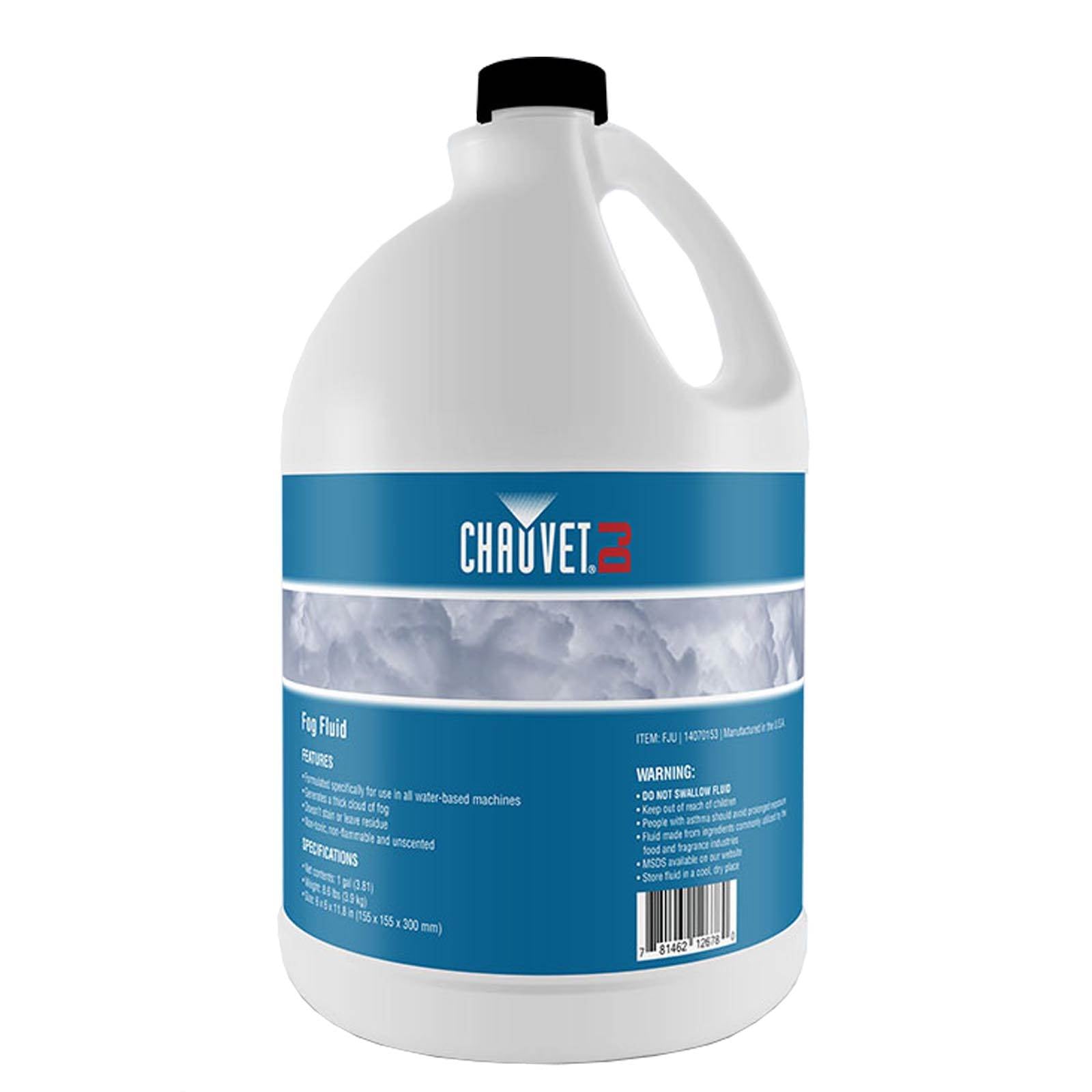 Chauvet DJ 1 Gal Bottle Fog Smoke Juice Fluid for Fog Machines | FJU (12 Pack) - VMInnovations