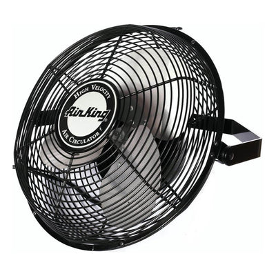 Air King 18 Inch 3-Speed Totally Enclosed Pivoting Head Multi-Mount Fan (3 Pack)