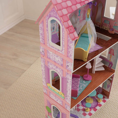 KidKraft Penelope Wooden Pretend Play Dollhouse Mansion w/ Furniture (2 Pack)