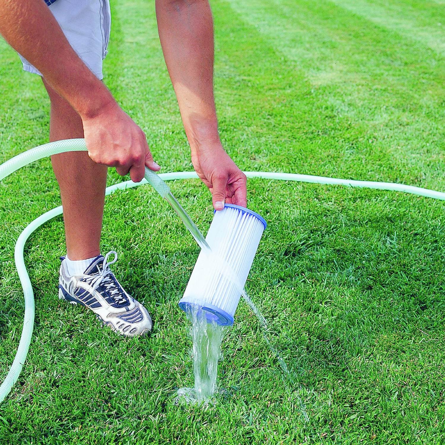 Bestway Swimming Pool Filter Pump Replacement Cartridges Type IV and B (2 Pack) - VMInnovations