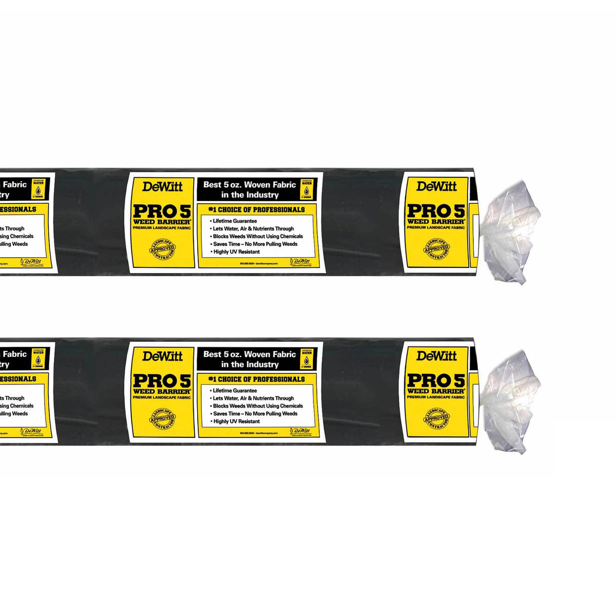 DeWitt P5 Pro 5 Commercial Landscape 5-Oz Weed Barrier Fabric, (2) (Open Box)
