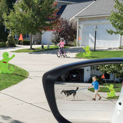 Step2 Kid Alert Visual Warning Signal Child and Puppy Safety Sign (4 Pack)