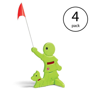 Step2 Kid Alert Visual Warning Signal Children at Play Safety Sign (4 Pack)