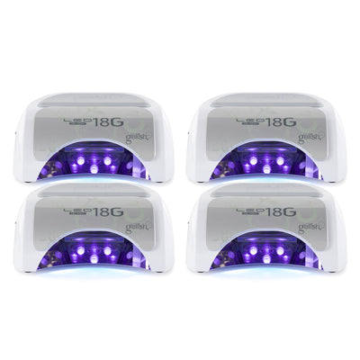 Gelish 18G Professional Salon Gel Nail Polish Dryer Cure LED Lamp Light (4 Pack) - VMInnovations