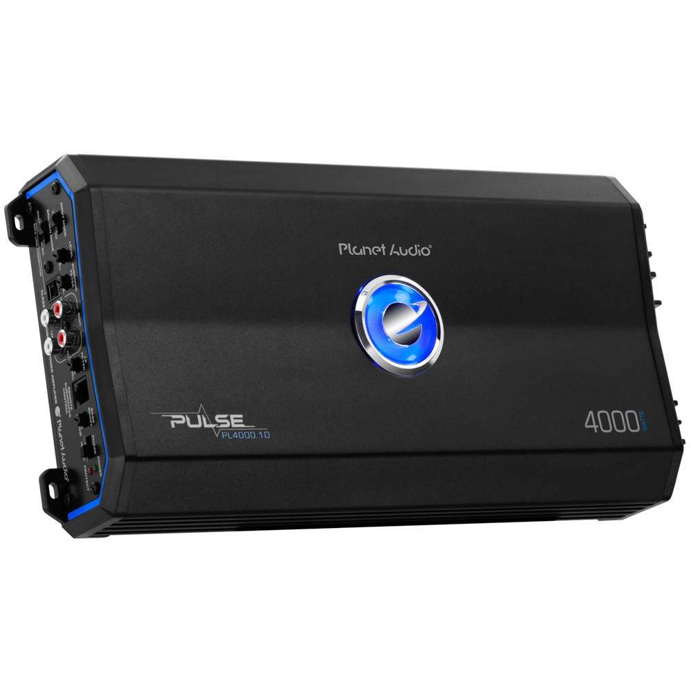 Planet Audio 4000W Class D  MOSFET 1 Ohm Car Audio Amplifier PL4000.1D (2 Pack)
