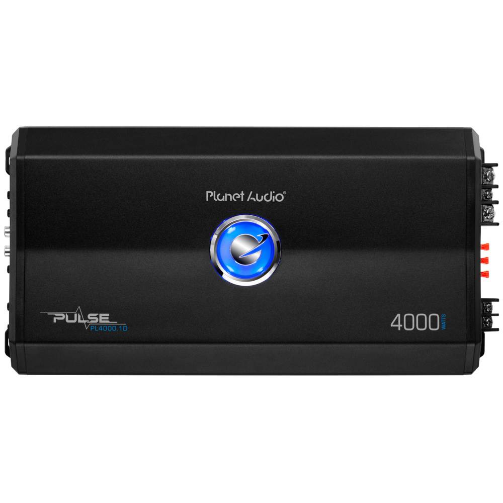 Planet Audio 4000W Class D  MOSFET 1 Ohm Car Audio Amplifier PL4000.1D (2 Pack)