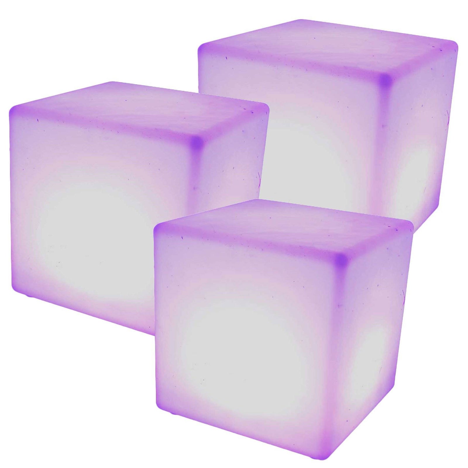 Main Access 16" Pool Spa Waterproof Color-Changing LED Light Cube Seat (3 Pack) - VMInnovations
