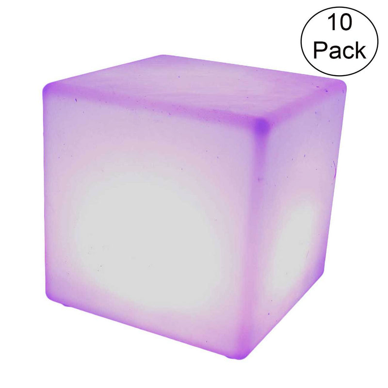 Main Access 16" Pool Spa Waterproof Color-Changing LED Light Cube Seat (10 Pack)