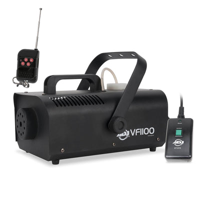 American DJ 1000W 1 Liter Medium Mobile Smoke Fog Machine w/ Remotes (2 Pack) - VMInnovations