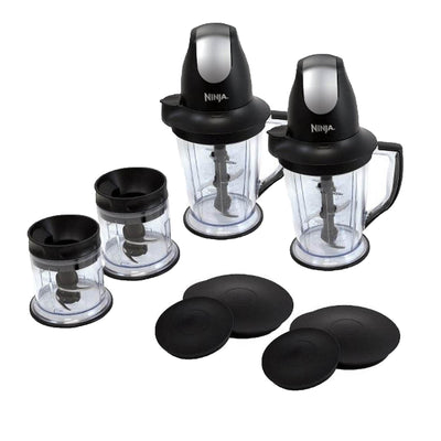 Ninja Master Prep 450 Watt Pulse Blender Processer Ice Crusher Chopper (2 Pack)