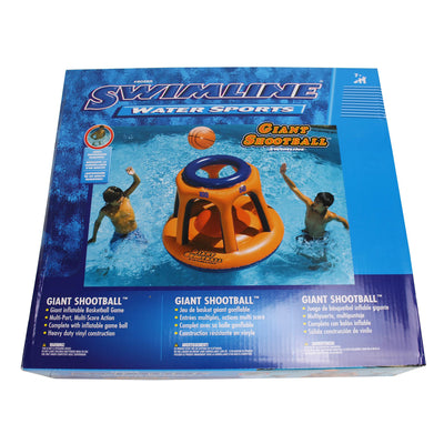 Swimline  Basketball Hoop Giant Shootball Inflatable Swimming Pool Toy (2 Pack)