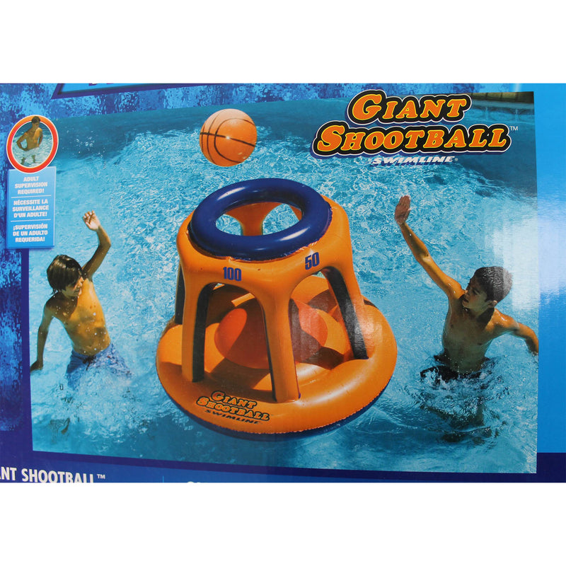 Swimline  Basketball Hoop Giant Shootball Inflatable Swimming Pool Toy (2 Pack)