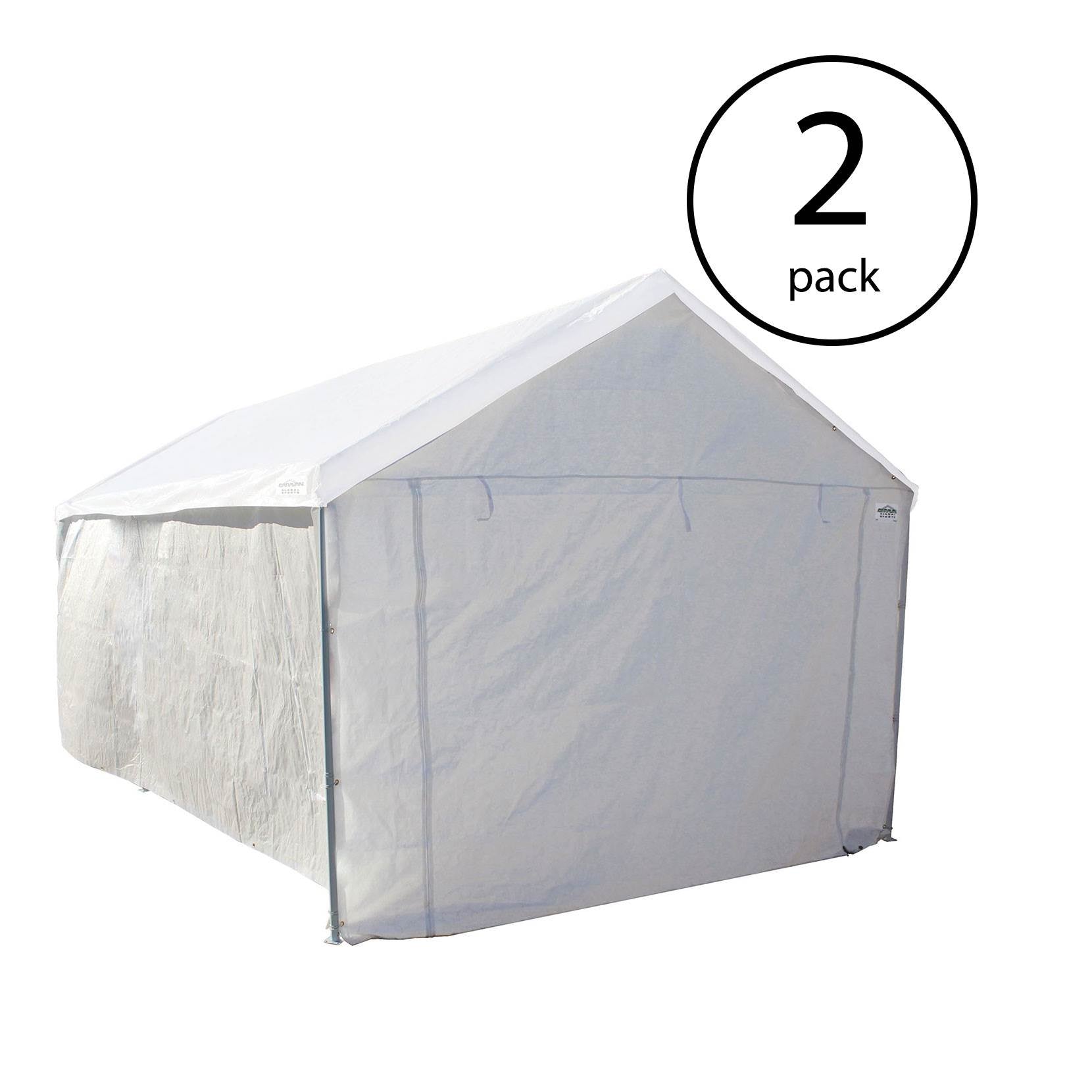 Caravan Canopy Car Port 6 Leg Tent Sidewalls (2 Pack) - VMInnovations