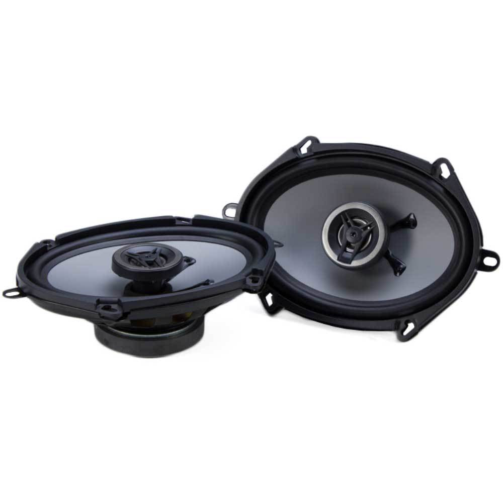 Crunch 250W Full Range 2 Way Coaxial Car Audio 5x7 by 6x8" Speaker Pair (2 Pack) - VMInnovations