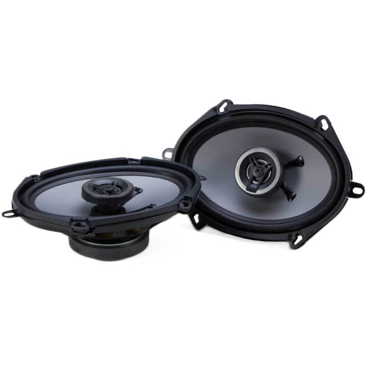 Crunch 250W Full Range 2 Way Coaxial Car Audio 5x7 by 6x8" Speaker Pair (2 Pack)