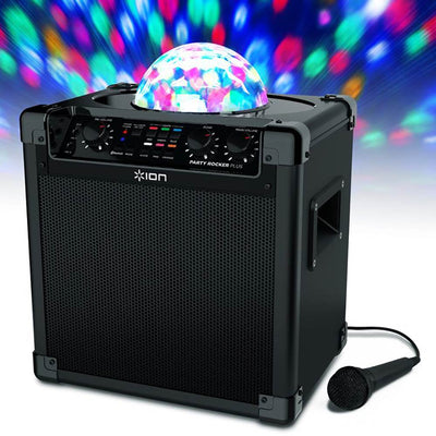 Ion Audio Party Rocker Plus Bluetooth Karaoke Speaker with Lights (Used)