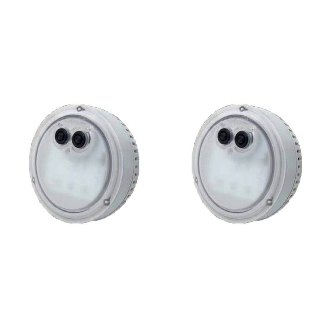 Intex PureSpa Multi Colored LED Light Accessory for Bubble Spa Hot Tub (2 Pack)